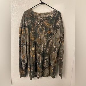 Carhartt X Realtree Camo Long Sleeve Pocket Tee